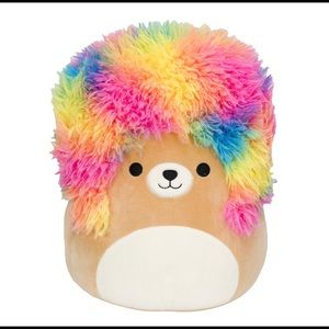 SQUISHMALLOW by Kelly Toy Leonard The Rainbow Mane Hair Lion - 14” *SOFT